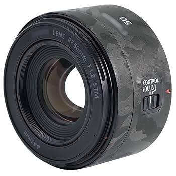 Amazon | レンズ 保護レザーフィルム Canon RF 50mm F1.8 STM